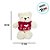 Urso De Pelúcia Com Suéter Vermelho "I love you" - Branco - 29cm - 1 unidade - Rizzo - Imagem 2