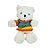 Urso De Pelúcia Com Suéter Colorido - Branco - 29cm - 1 unidade - Rizzo - Imagem 3