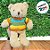 Urso De Pelúcia Com Suéter Colorido - Bege - 29cm - 1 unidade - Rizzo - Imagem 5