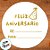 Adesivo "Feliz Aniversário" De/Para - Ref.2306 - Hot Stamping - 4x4cm - 25 unidades - Stickr - Rizzo - Imagem 2