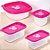 Conjunto 4 Potes de Plástico com Válvula - Minnie Mouse Rosa - 1 unidade - Disney Original - Rizzo - Imagem 1