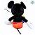 Pelúcia Mickey com Roupa LGBTQIA+ Personalizado Nome na Orelha - 42cm - 1 unidade - Disney Original - Rizzo - Imagem 3