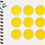 Adesivo Pontinho Amarelo - 1,5x1,5cm - 100 unidades - Stickr - Rizzo - Imagem 2