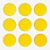 Adesivo Pontinho Amarelo - 1,5x1,5cm - 100 unidades - Stickr - Rizzo - Imagem 4