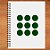 Adesivo Pontinho Verde - 1,5x1,5cm - 100 unidades - Stickr - Rizzo - Imagem 1