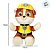 Pelúcia Rubble - Patrulha Canina - 19cm - 1 unidade - Rizzo - Imagem 3