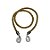 Cordão Decorativo Com Pingente Gota - Mel Com Prata - 33,5cm - 1 unidade - Rizzo - Imagem 1