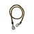 Cordão Decorativo Com Pingente Gota - Caqui Com Prata - 33,5cm - 1 unidade - Rizzo - Imagem 1