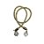 Cordão Decorativo Com Pingente Pião - Champanhe Com Ouro - 33,5cm - 1 unidade - Rizzo - Imagem 1