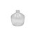 Frasco Para Perfumaria De Vidro Retrô - Transparente - Rosca 28/410 - 350ml - 1 unidade - Rizzo - Imagem 1
