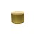 Lata de Metal com Tampa Estampa Madeira - Dourado - 120ml - 6x5cm - 1 unidade - Rizzo - Imagem 1