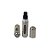 Porta Perfume de Vidro Portátil - Prata - 5ml - 7,5cm - 1 unidade - Rizzo - Imagem 2