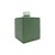 Frasco Para Perfumaria de Vidro Liverpool Cubo - Verde Bebê Fosco - 250ml - Rosca 28/410 - 1 unidade - Rizzo - Imagem 1