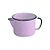 Caneca Esmaltada com Bico 12 Para Derreter Velas  - Rosa Claro - 1000ml - 12x9.5cm - 1 unidade - Rizzo - Imagem 1