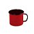 Caneca Esmaltada 08 - Vermelho - 370ml - 8x7.6cm - 1 unidade - Rizzo - Imagem 1