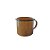 Caneca Esmaltada 08 - Marrom - 370ml - 8x7.6cm - 1 unidade - Rizzo - Imagem 1