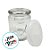 Pote de Vidro com Tampa Plástica e Detalhe de Coração - 150ml - 1 unidade - Rizzo - Imagem 3