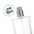 Frasco para Perfumaria de Vidro Retangular para Perfume - Spray Prateado com Tampa Transparente - 50ml - 1 unidade - Riz - Imagem 3