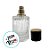 Frasco para Perfumaria de Vidro com Válvula Spray Dourada Tampa Luxo Preta  - 50ml - 1 unidade - Rizzo - Imagem 3