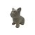 Cachorro Decorativo de Cerâmica - Branco - 7,6x6,4x3,8cm - 1 unidade - Rizzo - Imagem 1