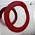Sacola Transparente Fosca PVC com Alça Redonda de Couro Marsala - 27x23x11cm - 10 unidades - Rizzo - Imagem 2