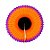 Enfeite Decorativo de Halloween - Girassol - 42cm - 1 unidade - Rizzo - Imagem 1