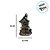 Enfeite Decorativo De Halloween -  Casa Assombrada - Prata - 10cm - 1 unidade - Rizzo - Imagem 2