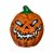 Enfeite Decorativo De Halloween - Moranga Monstrinho - 37x31cm - 1 unidade - Rizzo - Imagem 1