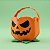 Enfeite Decorativo De Halloween - Cestinha Abóbora - 12x9cm - 3 unidades - Rizzo - Imagem 1