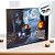 Quadro Decorativo De Halloween Com Luz - O Corvo -  40x60cm - 1 unidade - Cromus - Rizzo - Imagem 3