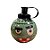 Garrafa Squeeze Bola Frankstein - Verde - 500ml - 1 unidade - Rizzo - Imagem 1