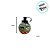 Garrafa Squeeze Bola Frankstein - Verde - 500ml - 1 unidade - Rizzo - Imagem 2