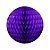 Globo de Papel Colmeia - Roxo - 30x30cm - 1 unidade - Rizzo - Imagem 1
