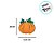Enfeite Decorativo De Halloween - Abóbora -  24,5x24cm - 1 unidade - Rizzo - Imagem 2
