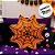 Almofada Decorativa De Halloween - Teia De Aranha - 43cm - 1 unidade - Rizzo - Imagem 1