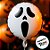 Balão de Festa Microfoil 18" 45cm - Crânio Branco Hallowen - 1 unidade - Rizzo - Imagem 3