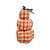 Enfeite Decorativo De Halloween - Trio De Abóbora Xadrez - Laranja - 33cm - 1 unidade - Rizzo - Imagem 2