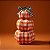 Enfeite Decorativo De Halloween - Trio De Abóbora Xadrez - Laranja - 33cm - 1 unidade - Rizzo - Imagem 1