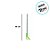 Enfeite Decorativo De Halloween - Vassoura Verde Neon - 98cm - 1 unidade - Rizzo - Imagem 2