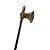 Adereço Halloween Machado Caveira Dourado - 50cm - 1 unidade - FlorArte - Rizzo - Imagem 1