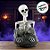 Enfeite Decorativo de Halloween com Som, Luz e Movimento - Caveira Ernesto - 38x22cm - 1 unidade - Cromus - Imagem 5