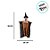 Enfeite Decorativo De Halloween Com Luz - Bruxa - 90x20cm - 1 unidade - Cromus - Rizzo - Imagem 2