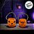 Mini Caldeirão Abóbora De Halloween - Laranja - 7,5x8cm - 1 unidade - Rizzo - Imagem 3