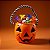 Mini Caldeirão Abóbora De Halloween - Laranja - 7,5x8cm - 1 unidade - Rizzo - Imagem 1