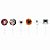 Pick Decorativo - Happy Halloween - 10cm -  Disney Original - 12 unidades - Cromus - Rizzo - Imagem 1