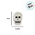 Enfeite Decorativo De Halloween - Caveira - 8cm - 3 unidades - Rizzo - Imagem 2