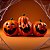 Enfeite Decorativo De Halloween - Trio De Abóbora Irmãos Moranga Alfa - 25x50cm - 1 unidade - Rizzo - Imagem 1