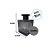 Frasco Difusor De Vidro Com Tampa Branca - Rosca 28 - 200ml - 6,5x9,5cm - 1 unidade - Rizzo - Imagem 3