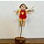 Enfeite Decorativo de Festa Junina Espantalha Cangaço com Base Rústica - Bege - 35cm - 1 unidades - Rizzo - Imagem 3