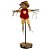 Enfeite Decorativo de Festa Junina Espantalha Cangaço com Base Rústica - Marrom - 35cm - 1 unidades - Rizzo - Imagem 2